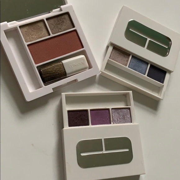 3🎨Clinique Eyeshadow Palettes Pressed Blush Blue Purple All About Shadow Duo - Picture 4 of 15